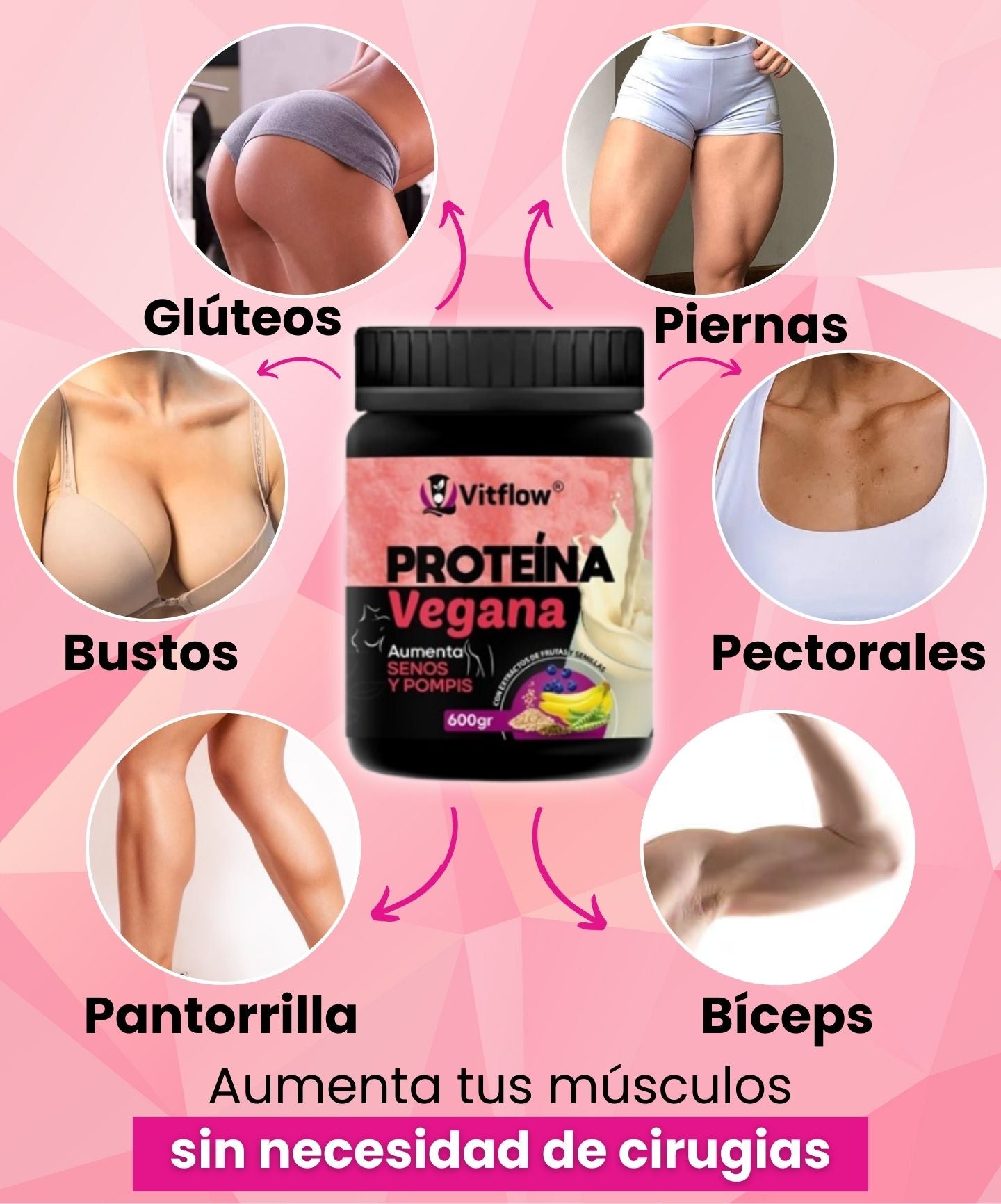 COMBO PROTEINA AUMENTA POMPIS